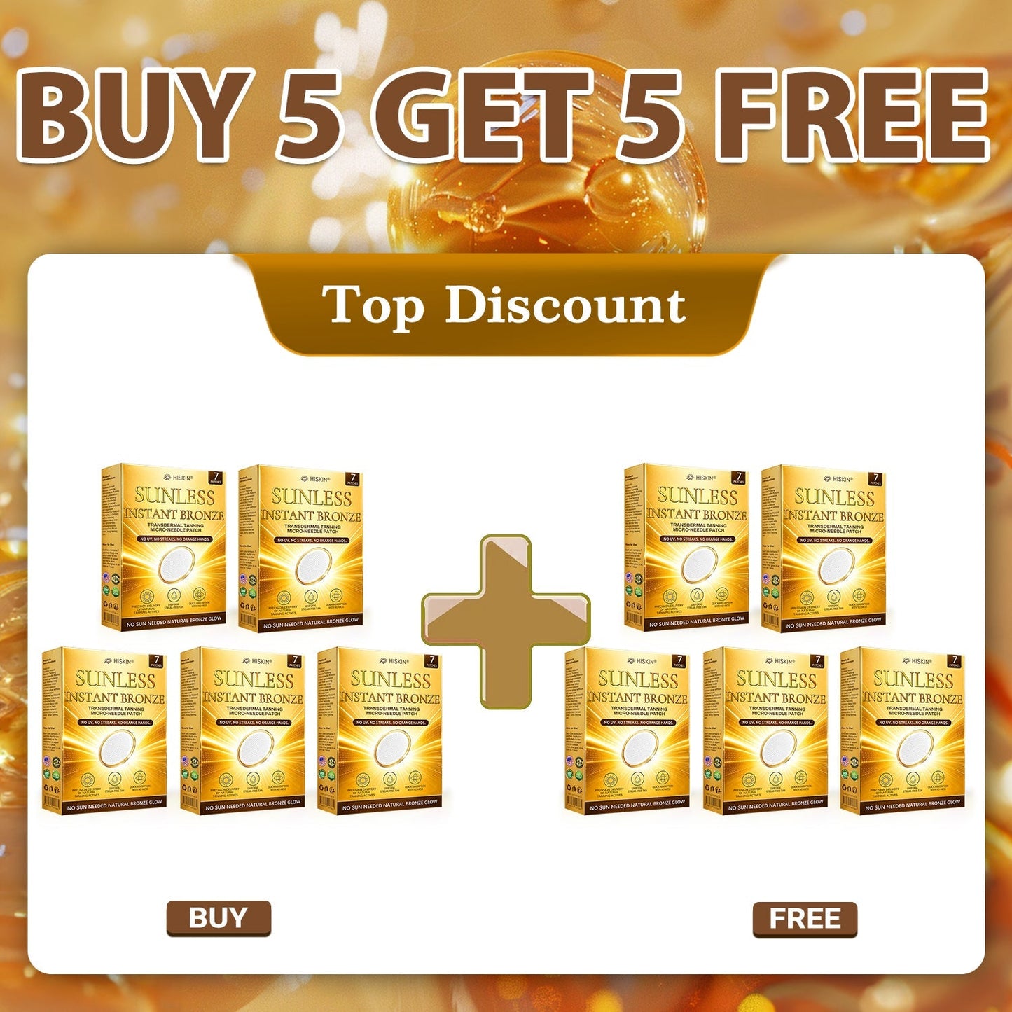 ☀️𝑶𝒇𝒇𝒊𝒄𝒊𝒂𝒍 𝑺𝒕𝒐𝒓𝒆 | ☀️ 𝐇𝐢𝐬𝐤𝐢𝐧® 𝐒𝐮𝐧𝐥𝐞𝐬𝐬 𝐈𝐧𝐬𝐭𝐚𝐧𝐭 𝐁𝐫𝐨𝐧𝐳𝐞 𝐓𝐚𝐧𝐧𝐢𝐧𝐠 𝐌𝐢𝐜𝐫𝐨𝐧𝐞𝐞𝐝𝐥𝐞 𝐏𝐚𝐭𝐜𝐡 (𝐉𝐮𝐬𝐭 𝐨𝐧𝐜𝐞 𝐚 𝐝𝐚𝐲) 𝐕𝐢𝐬𝐢𝐛𝐥𝐞 𝐁𝐫𝐨𝐧𝐳𝐞 𝐆𝐥𝐨𝐰 𝐢𝐧 𝟕 𝐃𝐚𝐲𝐬 ✅ 𝐍𝐨 𝐔𝐕, 𝐍𝐨 𝐎𝐫𝐚𝐧𝐠𝐞, 𝐍𝐨 𝐒𝐭𝐫𝐞𝐚𝐤𝐬, 𝐍𝐨 𝐃𝐇𝐀, 𝐍𝐨 𝐌𝐞𝐬𝐬.